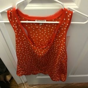 Orange blouse from Juicy Couture